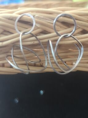 Kinetic Sterling Silver Tangle Drop Earrings